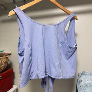 lululemon athletica Lavender Tie-Back Tank Top